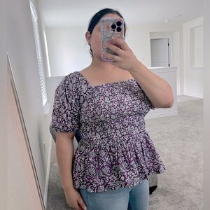 Peplum top